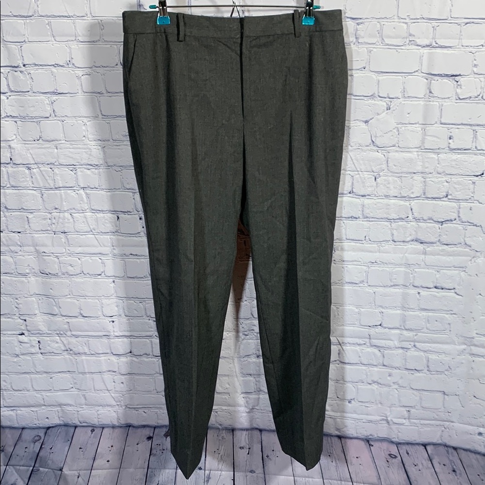 Lauren Ralph Lauren Womens Dress Pants Gray Size 14 Business Casual Preppy